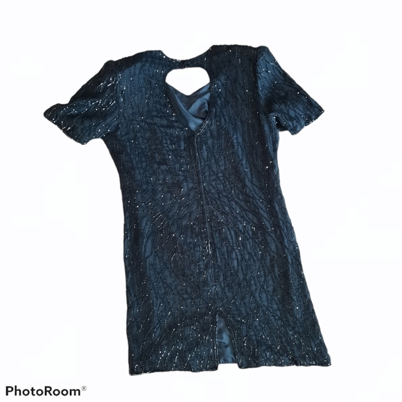 1980's B2 and US by Mark and John silk Dress - Picture 3 of 11